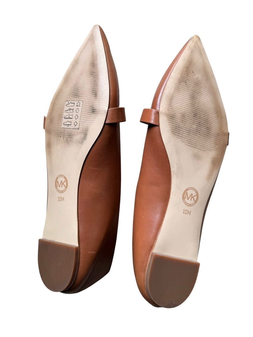 Michael Kors Jess Women's Brown Pointed-Toe Flats - Picture 5 of 8